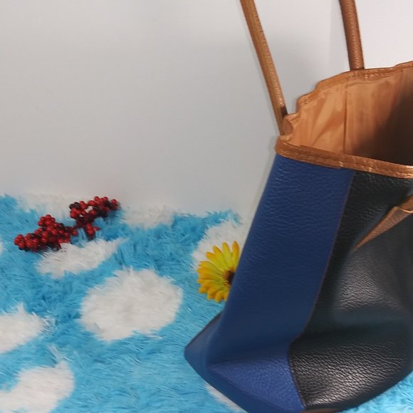 ✅ NEIMAN MARCUS Large Tote Bag Vintage Colorblock - Picture 8 of 8